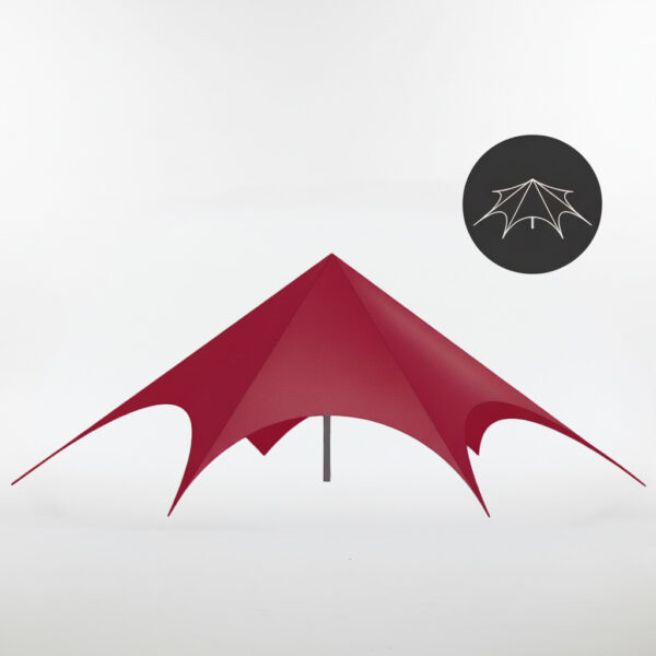 hexagon star festivaltält