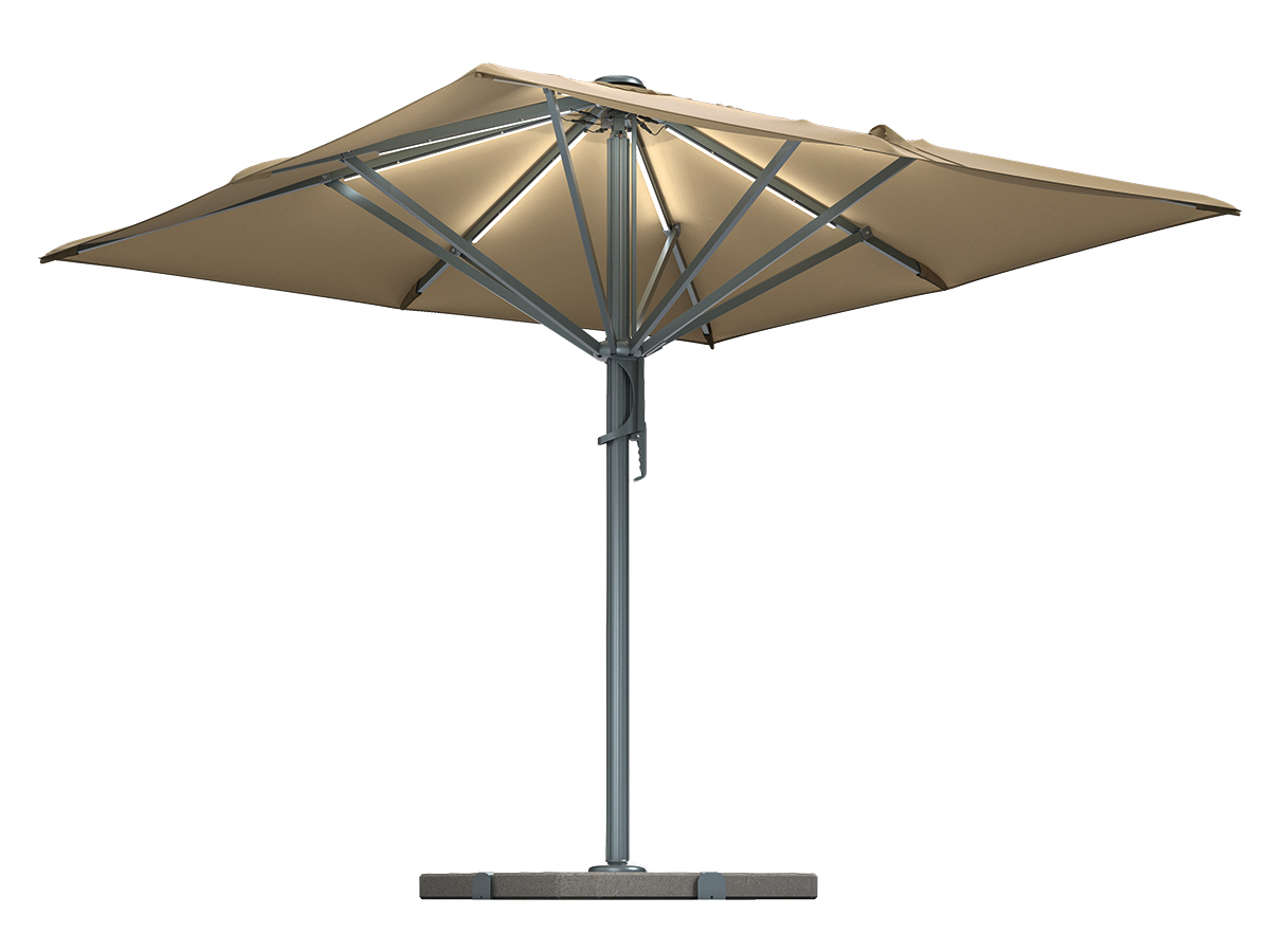 Balkongparasoll stort parasoll