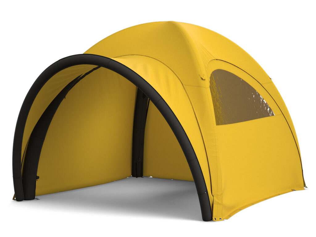 Uppblåsbara högtryckstält yellow