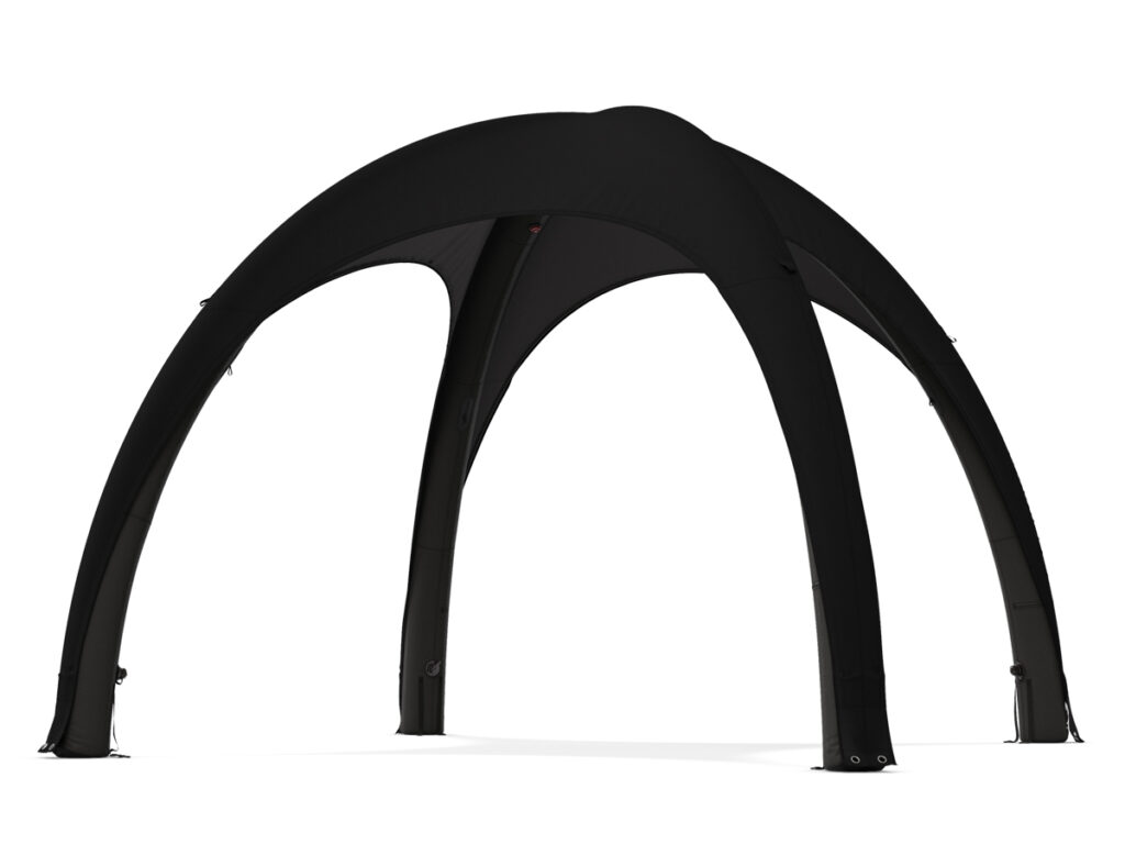 täispuhutav telk must 3