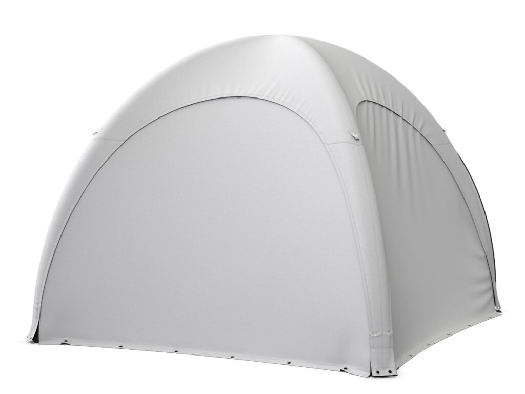 täispuhutav telk valge 2