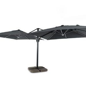 Flexy hängparasoll duo