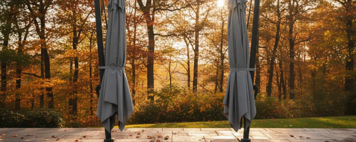 förvaringsinstruktioner för att förlänga livslängden på ett tält eller parasoll