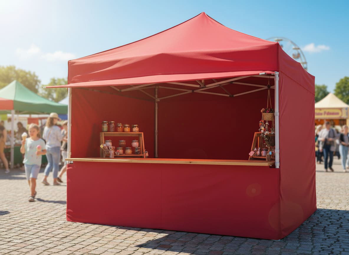 Marknadstält, banner och tillbehör – allt från ett och samma ställe 1 tillbehöret tältan