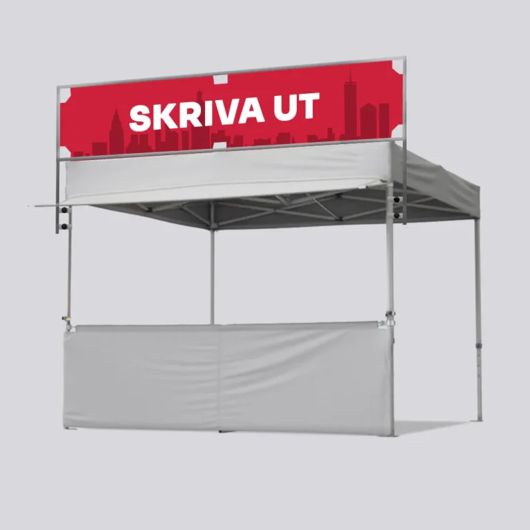Pop-up tält banner