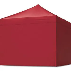 pop-up tält 3x3 röd väggarega