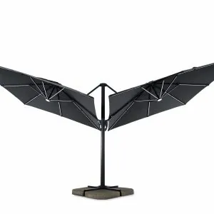 Duo Hängparasoll Scandipro Twin Flexy