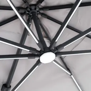 Solar led ljus parasoll