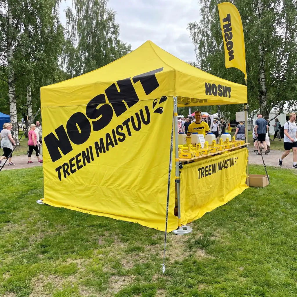 nosht pop-up tält tryck